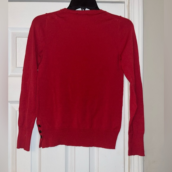 Ann Taylor Red Sweater, Size XSP - Picture 2 of 4